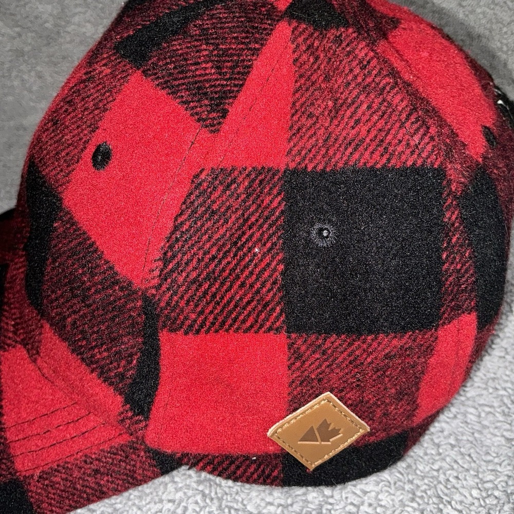 Great Northern‎ Buffalo Check Plaid Strap Back Hat Adjustable Cap - Picture 3 of 7